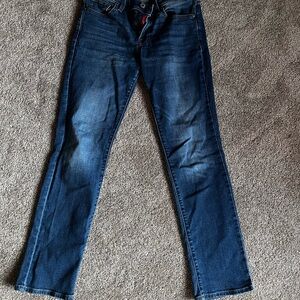 Lucky Brand Dark Blue Straight Leg Jeans